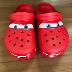 Disney mcqueens pixar dos desenhos animados sólido à prova dwaterproof água chinelos ao ar livre sandálias de areia casual respirável tornozelo-envoltório eva sapatos adultos presentes - comprar online