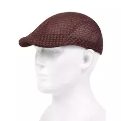 Bonés de jornaleiro de malha respirável masculino, chapéus de pintores britânicos, boné liso, boinas hip hop, primavera e verão - comprar online