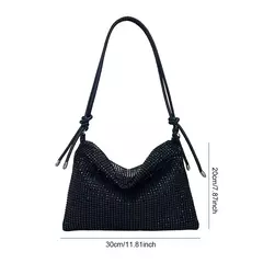 Bolsa de diamante de strass brilhante para mulheres, bolsa feminina, sacos de noite, festa, casamento, luxo, designer, noite, novo, 2023 na internet