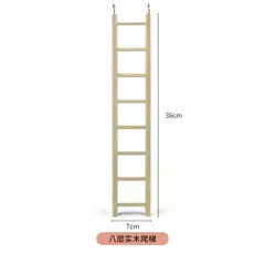 1pc pássaros brinquedo escadas de madeira balanço scratcher poleiro escalada 3/4/5/6 escada gaiola pássaro hamsters papagaio brinquedos pendurado suprimentos para animais de estimação na internet