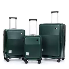 Imagem do Bagagem multifunções com casca dura para viagens, mala de viagem para PC, carrinho com abertura frontal, novo, 20 in, 24 in, 28 in