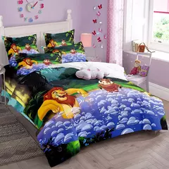 Disney Animation Lion King Capa de edredão para crianças, King Bedding Set,Teen Boy, Solteiro, Twin Size Conjuntos de cama, Colchas, Presente na internet