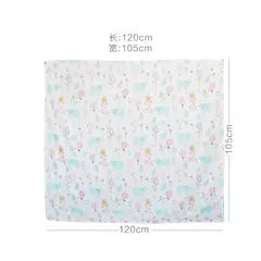 Swaddle de musselina macia para bebé, cobertores infantis, envoltório recém-nascido, estilo Ins, 100% algodão, 120x110cm, 1pc - loja online