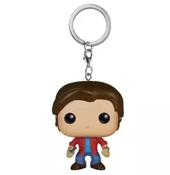 Funko pop sobrenatural 2024 novo personagem castiel com asa sam chaveiro brinquedo dean figura de vinil coleção bolso chaveiro brinquedos na internet