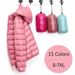 Casacos com capuz para mulheres, jaqueta puffer para mulheres, 15 cores, plus size, 5XL, 6XL, 7XL, novo, primavera, outono, 2022 na internet