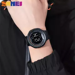 SKMEI-1841 Luxo Digital Sports Watch para homens, relógio de pulso impermeável, cronômetro, contagem regressiva, relógio militar, 1560 - loja online