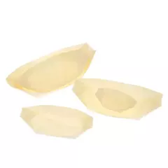 Barco De Madeira Descartável Para Sushi, Salada Sobremesa Tigela, Tigela De Madeira De Pinho, Bandeja De Placa, 50PCs
