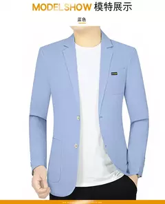Blazers de negócios finos e respiráveis masculinos, casacos casuais, jaquetas de secagem rápida masculinas, alta qualidade, 4XL, verão, novo na internet