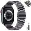 Pulseira de metal para Apple Watch, pulseira de aço inoxidável, pulseira para iWatch Series 7, 6, 5, 4, SE2, 9, 8 Ultra, 44mm, 40mm, 45mm, 41 milímetros, 42 milímetros, 49 milímetros