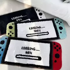 Criativo reunindo Switch Game Carpet, Tapete antiderrapante para o jogador do jogo do banheiro, Tapete adornado, Decoração da casa na internet