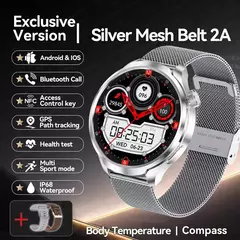Huawei Sports Smartwatch impermeável para homens, 1.85 "tela AMOLED, bússola GPS NFC, chamada Bluetooth, novo Smartwatch, 2022 - Wolf Magazine
