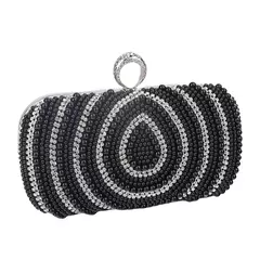 Bolsa elegante de strass para mulheres, bolsas de noite de luxo femininas, elegante bolsa pérola, festa de casamento nupcial, bolsa designer, nova - loja online