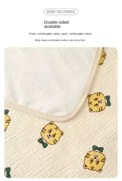 Tapete de urina lavável impermeável para bebê Protetor de cama bonito dos desenhos animados Cama de fralda Pano respirável Almofadas de urina para crianças - comprar online