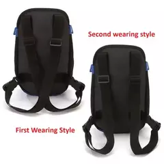 Gato de estimação cão ombro duplo respirável portátil viagem pet cão transportadora mochila malha transportadora saco frontal pequeno cão gatos ao ar livre