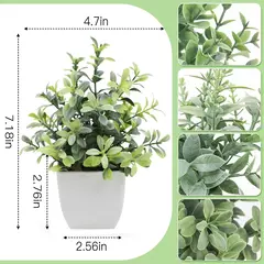 Simulação bonsai para decoração de casa, plantas artificiais, plantas falsificadas, para o jardim, quarto, sala, banheiro, 1 quarto - loja online