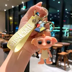 3d harri potter pvc chaveiro brinquedo dobby hermione granger malfoy ron weasley snape figura de ação brinquedos festa cosplay pvc chaveiro - Wolf Magazine