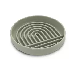 Suprimentos para animais de estimação tigela de comida lenta gato anti-queda tigela de comida antiderrapante filhote de cachorro anti-asfixia brinquedo de silicone placa de comida - loja online