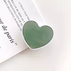 Popular em forma de coração suporte de soquete de telefone suporte de aperto de dedo suporte de telefone para iphone samsung celular suporte de soquete de bolso - comprar online