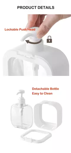 300/500ml dispensadores de sabão do banheiro recarregável loção shampoo chuveiro gel titular portátil dispensador viagem vazio bomba banho garrafa