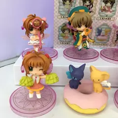 Imagem do Anime Card Captor Sakura Q Version, Brinquedos Modelo em PVC, Estilo Aleatório, Action Figure Kawaii, Coletar Ornamentos, Presentes, 1Pc