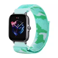 Correia de nylon para Samsung Galaxy Watch 6, 5, 4, 3, 40mm, 44mm, 5 Pro, Huawei Watch GT3-2, Amazfit GTS, GTR Correa, 20mm, 22mm