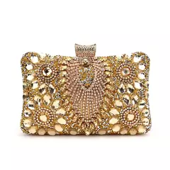 Bolsas de noite borla verde para mulheres, bolsa pequena de diamantes, bolsa de ombro de luxo, nova, 2023 - comprar online
