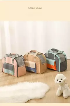 Bolsa multifuncional para animais de estimação, gatos e cães, confortável, respirável, bolsa de ombro para transportar animais de estimação, mochila para cachorro, bolsa de peso <4kg - Wolf Magazine