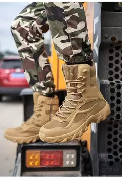 Botas de couro masculinas, sapatos casuais ao ar livre, designer leve, botas de trabalho quentes, botas artesanais clássicas na internet