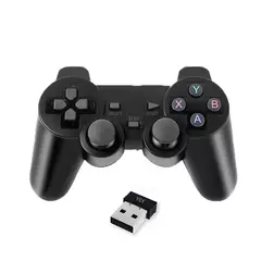 2 pçs 2.4ghz gamepad sem fio sem atraso controlador de jogo joystick usb para pc android tv controle para pc caixa de jogo - comprar online