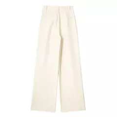 TRAF-Calça formal feminina, calça casual de perna larga, listrada, cinza, preta, cintura alta, terno largo, roupa de escritório - comprar online