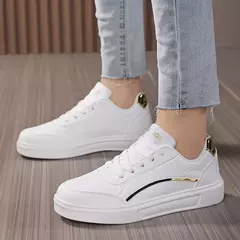 Tênis de skate casual para mulheres, sapatos femininos, tênis, bling, venda quente na internet
