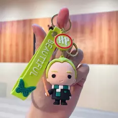3d harri potter pvc chaveiro brinquedo dobby hermione granger malfoy ron weasley snape figura de ação brinquedos festa cosplay pvc chaveiro - loja online