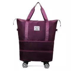 Multi-Function Wheel Travel Bag, Ultra-Light, separação portátil, seco e úmido, armazenamento de bagagem, grande capacidade, Fitness Bag - comprar online