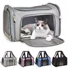 Bolsa portátil para transportar cães e gatos, mochila lateral macia para transportar animais de estimação, bolsas de viagem para cães, transporte aprovado pela companhia aérea, bolsa para animais de estimação