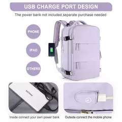 Mochila de viagem para mulheres, Mochila para laptop TSA, voo aprovado, mochila casual para semana - loja online