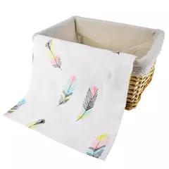 Swaddle de musselina macia para bebé, cobertores infantis, envoltório recém-nascido, estilo Ins, 100% algodão, 120x110cm, 1pc - Wolf Magazine
