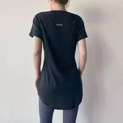 T-shirt de manga curta para mulher, secagem rápida, respirável, esbelta, fitness, ginásio, running, yoga, top com cobertura de topo, 2024 - comprar online