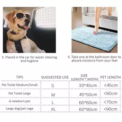 Fralda super absorvente para animais de estimação, almofadas descartáveis para treinamento de cães, penico para gatos, fraldas para cães, gaiola, suprimentos para animais de estimação - Wolf Magazine
