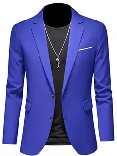 Blazers boutique casuais masculinos, jaqueta monocromática, terno slim fit, casaco de lazer, boutique de moda, novo, 2023