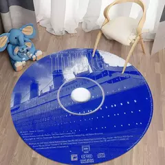 Filme cd tapete dvd criativo tapete redondo círculo tapete de banho presente lembrança decoração para casa tapetes para cozinha quarto sala estar na internet
