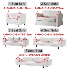 Esticar Jacquard Sofá Capa para Salas, Polar Fleece, Poltrona Protector, de Alta Qualidade, 1, 2, 3, 4, 5 Lugares - loja online