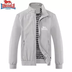 LONSDALE-Jaqueta Bomb bordada slim fit masculina, Gola de Beisebol, Alta Qualidade, Moda Casual, Primavera e Outono, M-6XL - Wolf Magazine