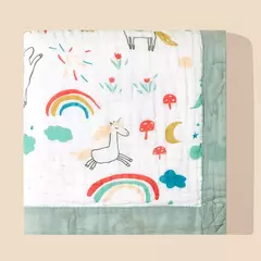 Cobertor de algodão para recém-nascidos, 6 camadas, swaddle de alta densidade, cobertor respirável, cobertor infantil - Wolf Magazine