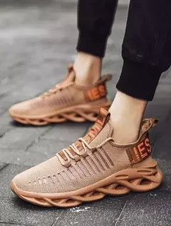 Tênis de malha respirável masculino, Sapatos casuais volumosos, Luxo, Clássicos, Tendências originais, à venda, Primavera, Outono, 2022 - loja online