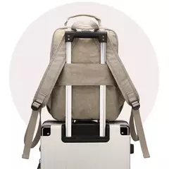 Imagem do Mochila impermeável de nylon para homens e mulheres, mochila leve para laptop,