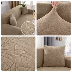 Capa de sofá Jacquard grossa para sala de estar, capa elástica de sofá de canto em forma de L, 1 lugares, 2 lugares, 3 lugares, 4 lugares na internet