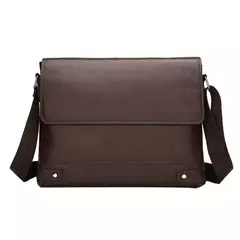 Maleta de couro PU para homens, sacola nova, bolsa de computador retro, designer lateral, bolsa crossbody mensageiro, bolsa de ombro portátil - loja online