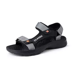 TAFN-Sapatos de praia grandes, chinelos personalizados com sola macia, sandálias de couro respirável, verão, novos