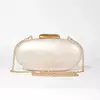 Café nova pérola concha crossbody oval ombro ganso ovo saco de noite garras festa moda acrílico bolsas marcas bolsa luxo