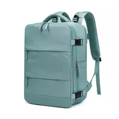 Imagem do USB Carregamento Laptop Mochila para Mulheres, Mochila Escolar para Adolescente, Saco de Sapato Independente, Saco De Viagem Ao Ar Livre, 15.6";;VERDADEIRO;;"army green